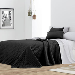 Trapuntino Matrimoniale In Velluto Morbido Primaverile Copriletto Trapunta Leggera Coperta Estiva Elegante Due Piazze Prodotto Italiano