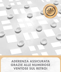 Prodotto Italiano Di Qualità Tappeto Per Doccia o Vasca 2 Misure Disponibili Grande Antiscivolo Con Ventose Antifumma Tappeti Bagno Lavabili In Lavatrice BPA free Tappetino