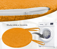 Cuscini Rotondi Per Sedie Cucina Imbottiti Sfoderabili Con Cerniera Cuscino Rotondo Ø 40 Cm Sedia Tavolo Lavabile In Lavatrice Con Lacci Per Fissaggio Prodotto Italiano Comodi