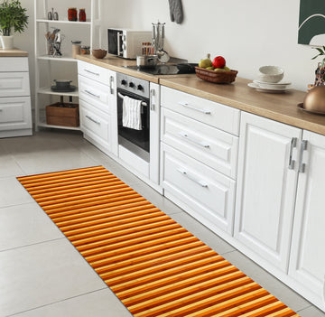 Passatoia In Bamb&ugrave; Naturale 50x350cm - Antiscivolo, Antibatterica, Per Cucina O Ingresso