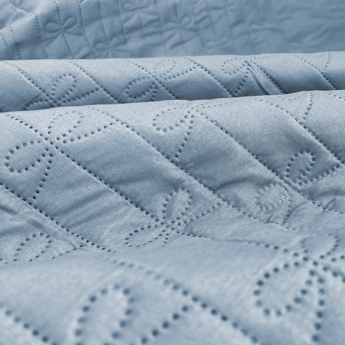Copriletto Fiocco Trapuntato Matrimoniale Elegante Trapuntino Con Trapuntatura Fantasia Fiocchetti Due Piazze Coperta Letto Leggera Primavera Estate Trapunta Coperta Leggera Fiocchetto