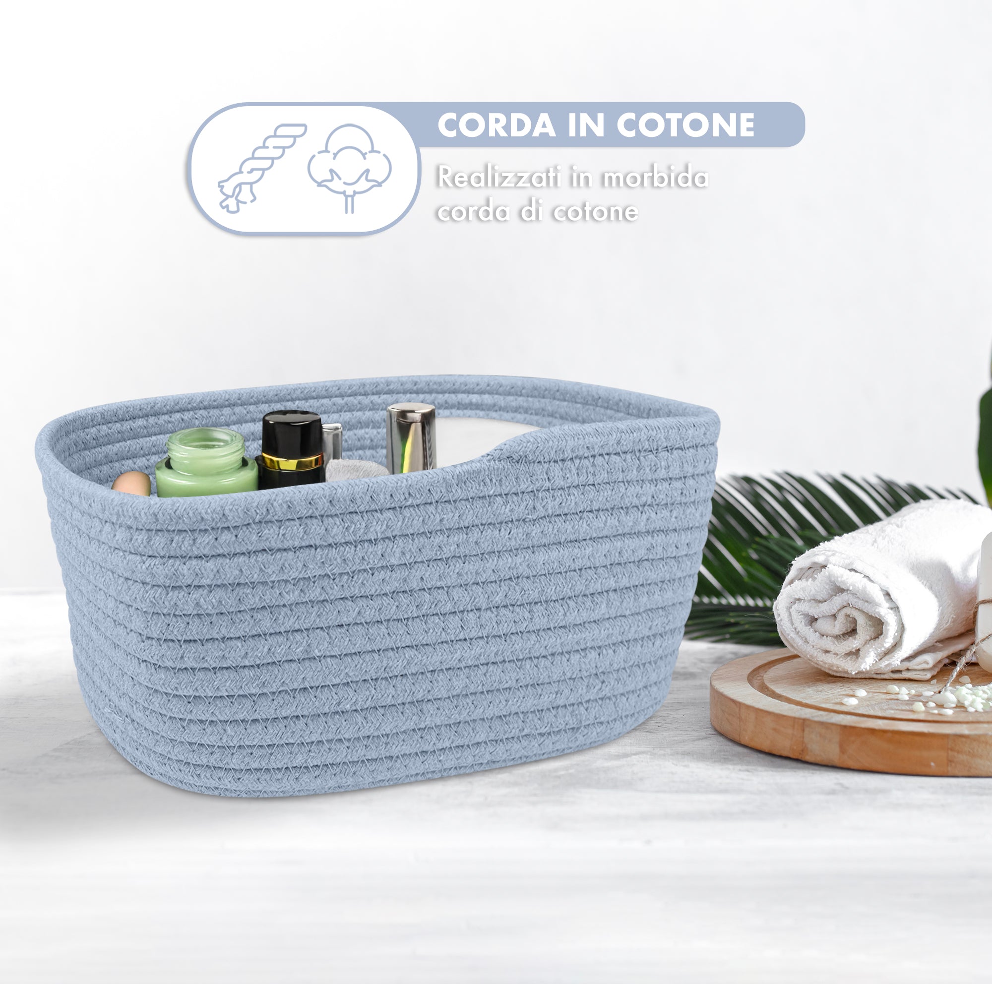 Set 4 Cestini Grandi In Corda Di Cotone Portaoggetti Moderni Tinta Uni Design Elegante Contenitori Impilabili Organizzazione Cestino Bagno Porta Lavette Accessori Stoccaggio Anchoragerosa Set 4 Cestini Grandi In Corda Di Cotone Portaoggetti Moderni Tinta Uni Design Elegante Contenitori Impilabili Organizzazione Cestino Bagno Porta Lavette Accessori Stoccaggio Anchoragerosa
