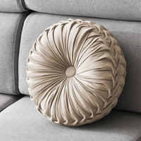 Cuscino Rotondo Zucca Effetto Velluto Circolari Per Divano Decorativo Letto 40 Cm