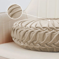 Cuscino Rotondo Zucca Effetto Velluto Circolari Per Divano Decorativo Letto 40 Cm