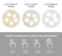 Coppia Di Lampada Da Tavolo LED Set 2 Pezzi Design Moderno Senza Fili Ricaricabile Controllo Touch Selezione Colore Intensità Dimmerabile Altezza Regolabile Con Adattatore Per Bottiglia 3000/4500/600K