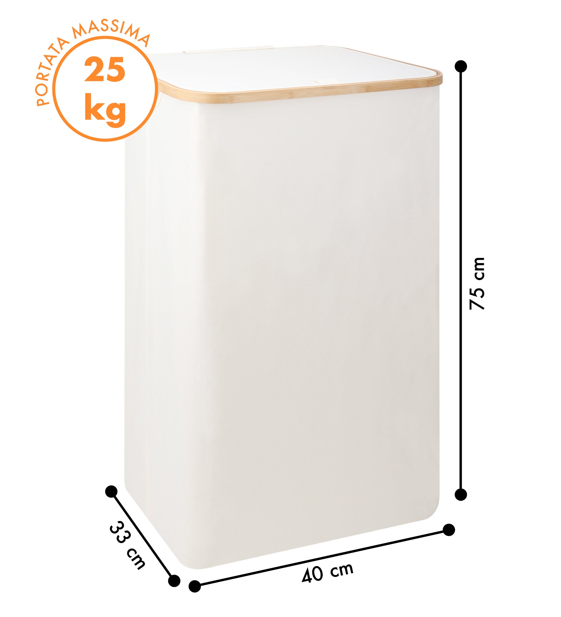 Cesto portabiancheria con coperchio - 100 litri con 1 sacco portabiancheria - Cesto portabiancheria grigio, adatto per camere da letto e lavanderie | Leroy Merlin Cesto portabiancheria con coperchio - 100 litri con 1 sacco portabiancheria - Cesto portabiancheria grigio, adatto per camere da letto e lavanderie | Leroy Merlin