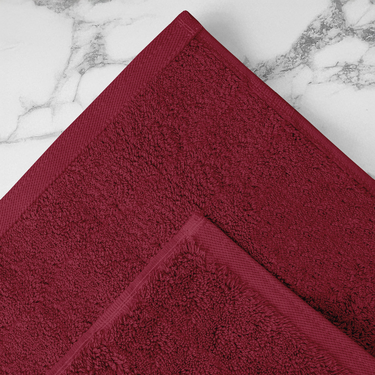 Asciugamani Bagno 100% Spugna Puro Cotone 500 Gr 4 Pezzi 2 Salvietta Viso 2 Asciugamano Ospite Mani Qualità Certificato Oeko-Tex Salviette Super Morbide Bicolore
