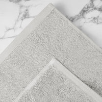 Asciugamani Bagno 100% Spugna Puro Cotone 500 Gr 4 Pezzi 2 Salvietta Viso 2 Asciugamano Ospite Mani Qualità Certificato Oeko-Tex Salviette Super Morbide Bicolore