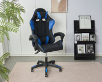 Sedia Gaming Professionale SimilPelle Reclinabile Con Braccioli Poltrona Ufficio Regolabile in Altezza Pistone Gas,Cuscino Poggiatesta E Lombare Gamer