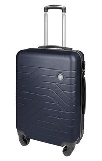 Trolley Bagaglio Mano Rigido 37x20x54.5 Piccolo Ultraleggero Valigia In Abs Con 4 Ruote Manico Chiusura Di Sicurezza Per Compagnie Low Cost Economy Zaino Da Viaggio