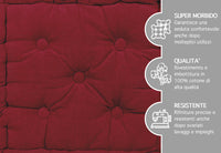 6 Pezzi Cuscini Sedia Quadrati Alti Mattonella Trapuntati Cuscino Da Pavimento Con Maniglia 40x40 Cm Altezza 6 Cm Cuscino Spesso Cucina Interno Esterno Coprisedia