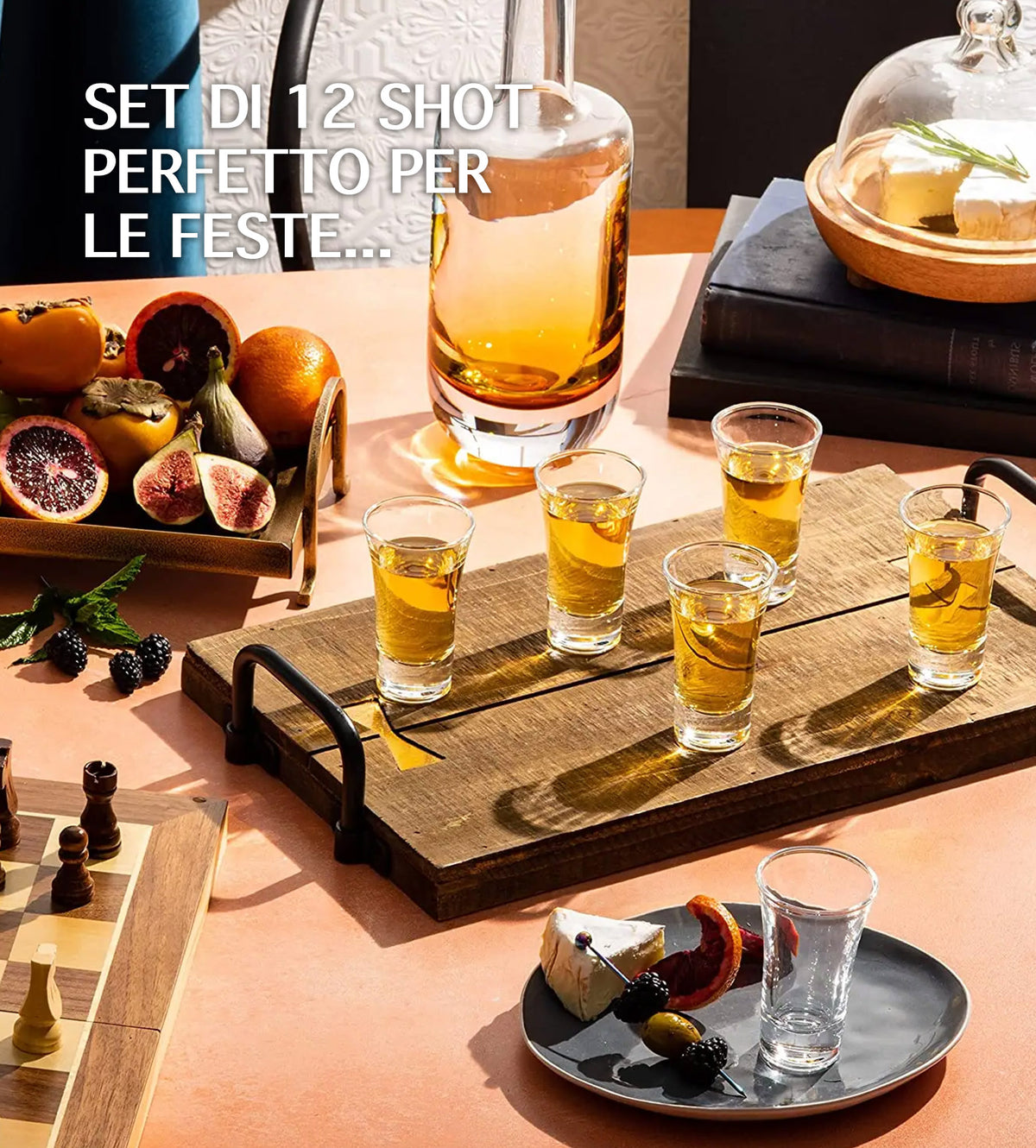 Set 12/24  Brema Bicchieri Da Shot In Vetro Capacità 4Cl Il Gruppone Passione Casa