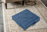 6 Pezzi Cuscini Sedia Quadrati Alti Mattonella Trapuntati Cuscino Da Pavimento Con Maniglia 40x40 Cm Altezza 6 Cm Cuscino Spesso Cucina Interno Esterno Coprisedia