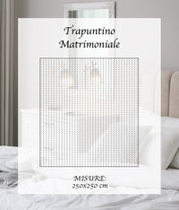 Trapuntino Matrimoniale Elegante Copriletto Con Balza Applicata Trapuntatura Pinsonic Tinta Unita Due Piazze Coperta Letto Leggera Primavera Estate Trapunta