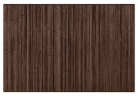 Tappeto Arredo In Vero Bamboo Naturale Grande a Listelli Bordato Bambù Soggiorno Cucina Salotto Listello Legno