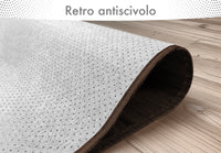 Tappeto Arredo In Vero Bamboo Naturale Grande a Listelli Bordato Bambù Soggiorno Cucina Salotto Listello Legno