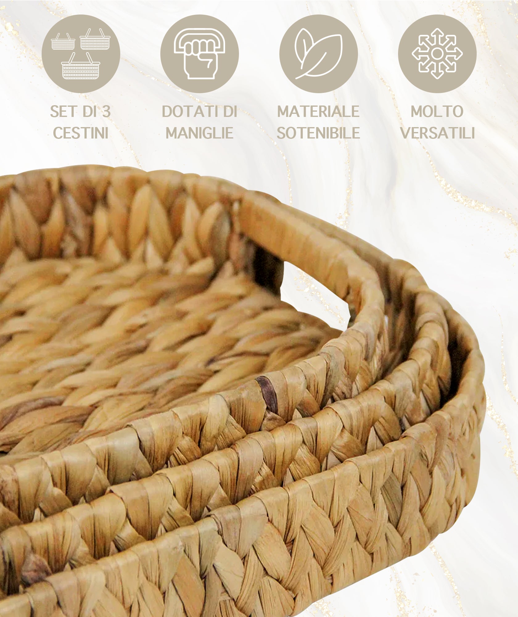 3 Confezioni Cestini Per Il Pane Da 15,7 Pollici Per Servire, Cestini Rettangolari Per La Conservazione, Cestini Di Vimini 3 Confezioni Cestini Per Il Pane Da 15,7 Pollici Per Servire, Cestini Rettangolari Per La Conservazione, Cestini Di Vimini