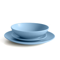 Servizio 18 Pezzi Piatti Cucina In Porcellana Gres Matt Design Moderno Finiture Opache Piatto Fondo Piano Dessert Lavastoviglie MicroondeCertificati Contatto Alimentare