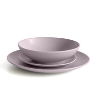 Servizio 18 Pezzi Piatti Cucina In Porcellana Gres Matt Design Moderno Finiture Opache Piatto Fondo Piano Dessert Lavastoviglie MicroondeCertificati Contatto Alimentare