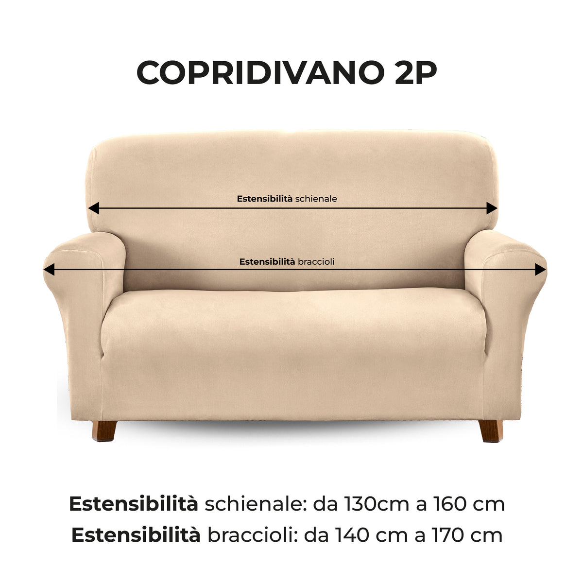 Copridivano In Velluto Elegante Impermeabile Tessuto Elasticizzato Antimacchia Il Gruppone Passione Casa