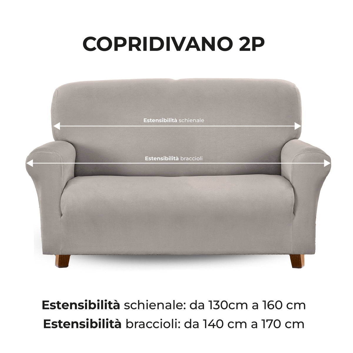 Copridivano In Velluto Elegante Impermeabile Tessuto Elasticizzato Antimacchia Il Gruppone Passione Casa