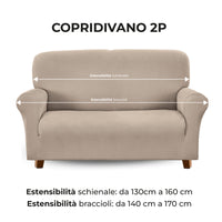 Copridivano In Velluto Elegante Impermeabile Tessuto Elasticizzato Antimacchia Il Gruppone Passione Casa