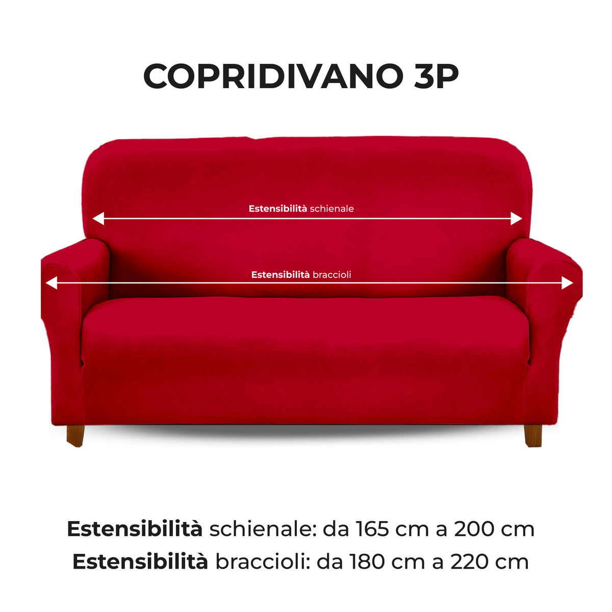 Copridivano In Velluto Elegante Impermeabile Tessuto Elasticizzato Antimacchia Il Gruppone Passione Casa