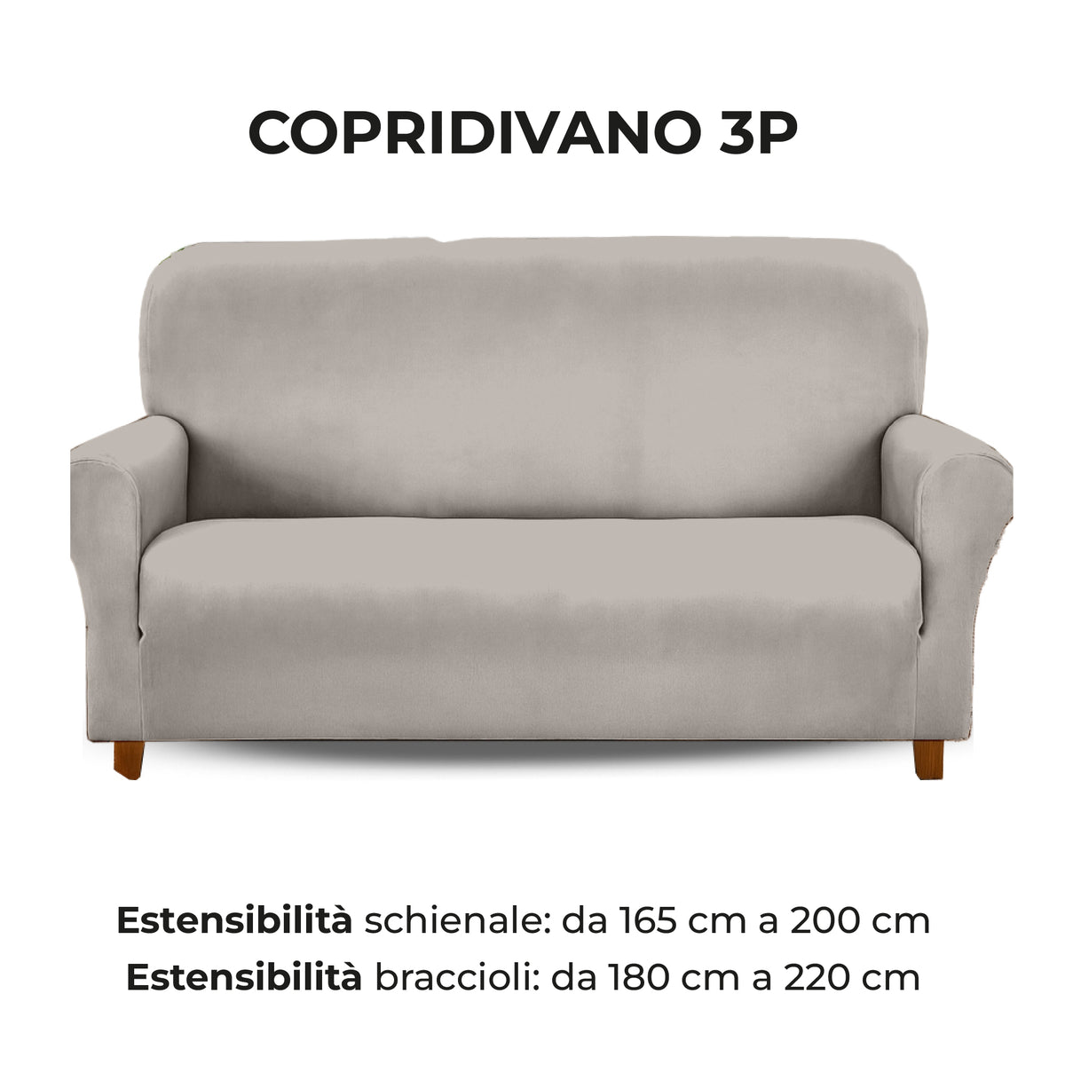 Copridivano In Velluto Elegante Impermeabile Tessuto Elasticizzato Antimacchia Il Gruppone Passione Casa
