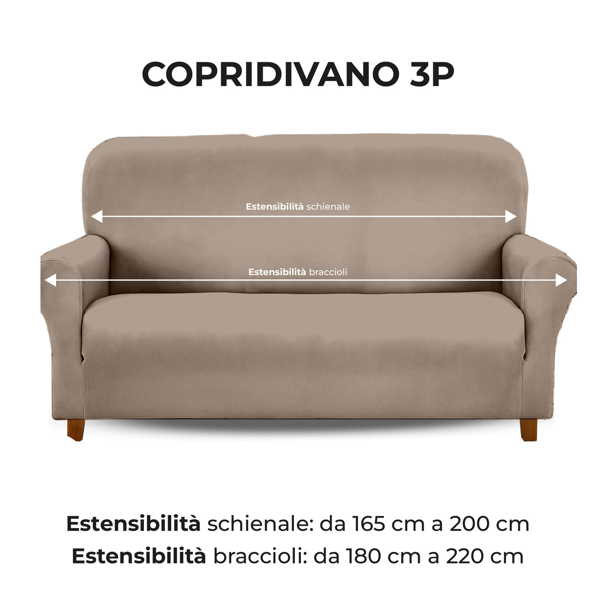 Copridivano In Velluto Elegante Impermeabile Tessuto Elasticizzato Antimacchia Il Gruppone Passione Casa