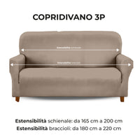 Copridivano In Velluto Elegante Impermeabile Tessuto Elasticizzato Antimacchia Il Gruppone Passione Casa