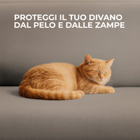 Copridivano In Velluto Elegante Impermeabile Tessuto Elasticizzato Antimacchia Il Gruppone Passione Casa