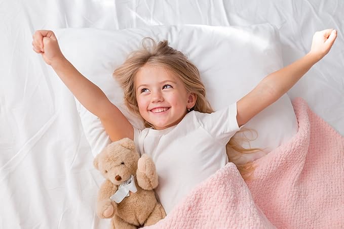 kinder Fluff Cuscino per Bambini (2x) – Cuscini con Imbottitura Alternativa in Piuma D'oca & Cotone 300T. Ipoallergenico Guanciale per Letto o Culla - Cuscino da Viaggio all' Asilo o Casa G kinder Fluff Cuscino per Bambini (2x) – Cuscini con Imbottitura Alternativa in Piuma D'oca & Cotone 300T. Ipoallergenico Guanciale per Letto o Culla - Cuscino da Viaggio all' Asilo o Casa G