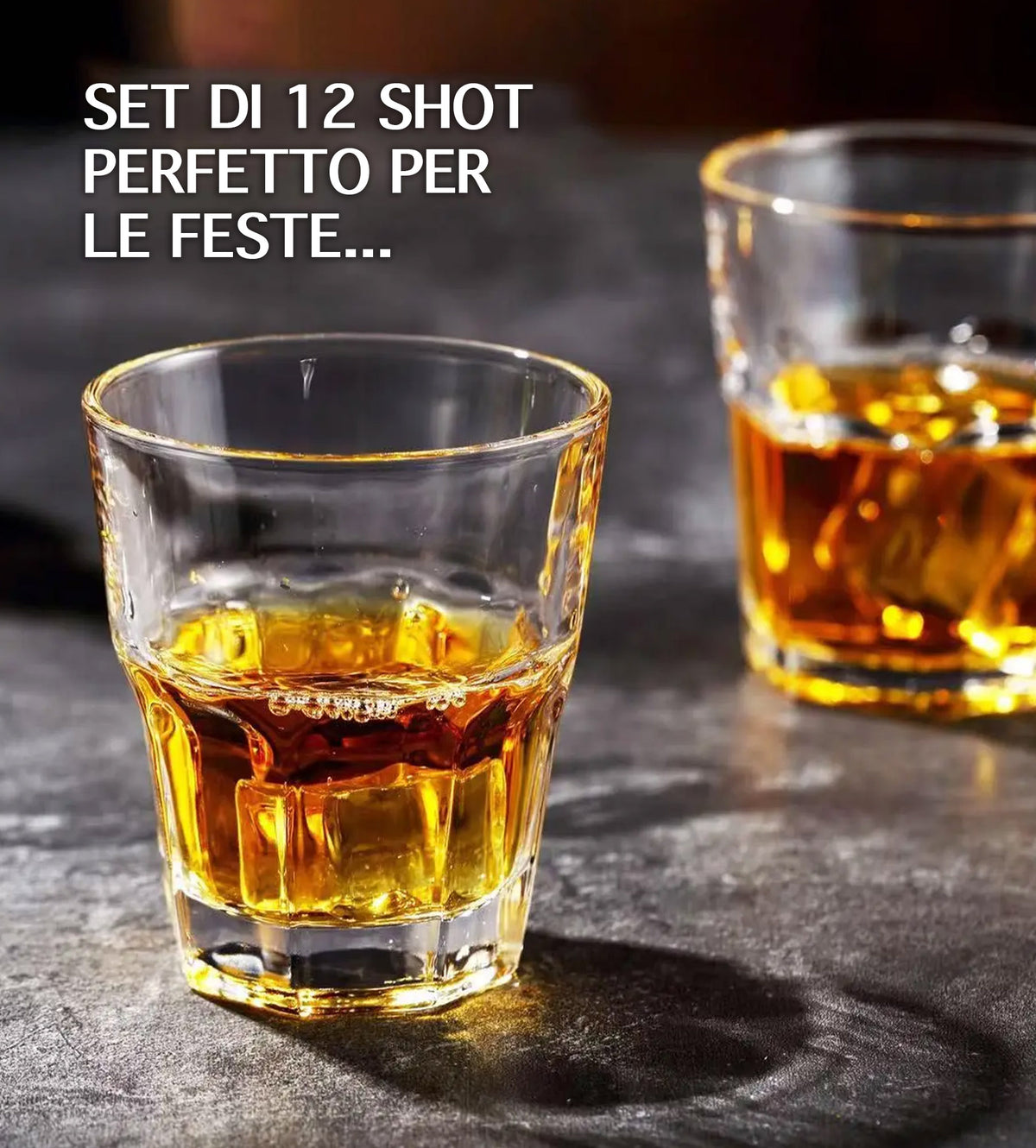 Set 12/24 Bicchieri Da Shot In Vetro Capacità 4Cl Il Gruppone Passione Casa