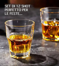 Set 12/24 Bicchieri Da Shot In Vetro Capacità 4Cl Il Gruppone Passione Casa
