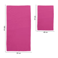 Set 2 Asciugamani Palestra Sport Salviette Sportive In Microfibra Compatte Ultraleggere Fitness Sauna Yoga Viaggio Asciugamano Piscina Salvietta Corsa Telo Allenamento Lavabili No Odori