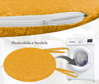 Cuscini Rotondi Per Sedie Cucina Imbottiti Sfoderabili Con Cerniera Cuscino Rotondo Ø 40 Cm Sedia Tavolo Lavabile In Lavatrice Con Lacci Per Fissaggio Prodotto Italiano Comodi