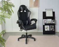 Sedia Gaming Professionale SimilPelle Reclinabile Con Braccioli Poltrona Ufficio Regolabile in Altezza Pistone Gas,Cuscino Poggiatesta E Lombare Gamer