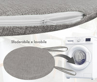 Cuscini Rotondi Per Sedie Cucina Imbottiti Sfoderabili Con Cerniera Cuscino Rotondo Ø 40 Cm Sedia Tavolo Lavabile In Lavatrice Con Lacci Per Fissaggio Prodotto Italiano Comodi