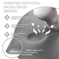 Tappeto Cucina Passatoia Rialzata Lavabile Spessa Antiscivolo Impermeabile Anti Fatica Rimbalzabile Aderente Antiscivolo Protettivo