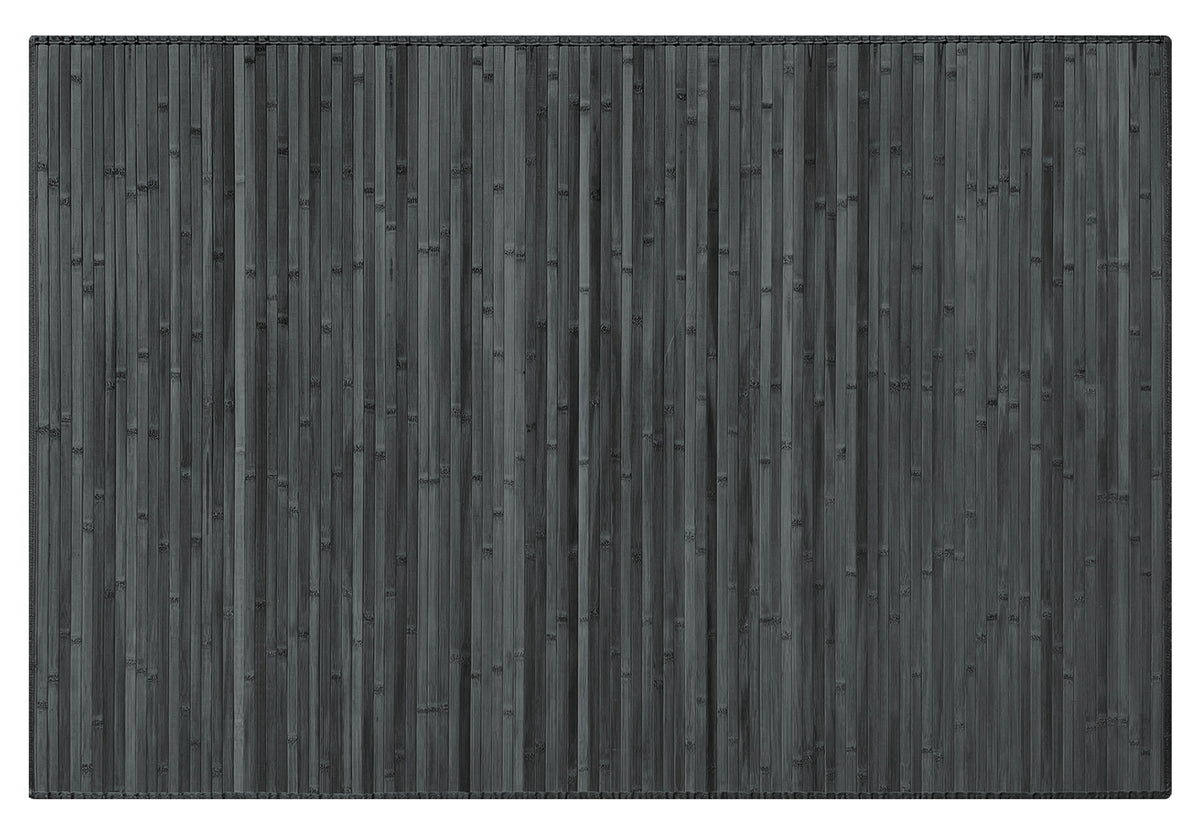 Tappeto Arredo In Vero Bamboo Naturale Grande a Listelli Bordato Bambù Soggiorno Cucina Salotto Listello Legno