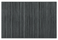 Tappeto Arredo In Vero Bamboo Naturale Grande a Listelli Bordato Bambù Soggiorno Cucina Salotto Listello Legno