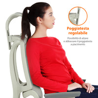 Sedia Da Ufficio Elegante Poltrona Direzionale Ergonomica Design Moderno Colore Nero Rivestimento Ecopelle Base Cromata Ruote Silenzione Seduta Scrivania Sala Riunioni Schienale Alto