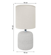 Lampada Moderna Da Comodino Con Lavorazione a Onde Finitura Opaca Certificata RoHS In Ceramica Con Paralume 45W Scrivania Tavolo Abat Jour