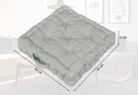 6 Pezzi Cuscini Sedia Quadrati Alti Mattonella Trapuntati 40x40 Cm Altezza 6 Cm Cuscino Spesso Cucina Interno Esterno Coprisedia Cuscino Da Pavimento Con Maniglia