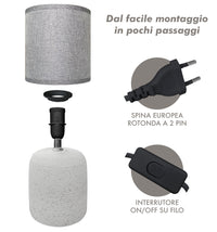 Lampada Moderna Da Comodino Con Lavorazione a Onde Finitura Opaca Certificata RoHS In Ceramica Con Paralume 45W Scrivania Tavolo Abat Jour