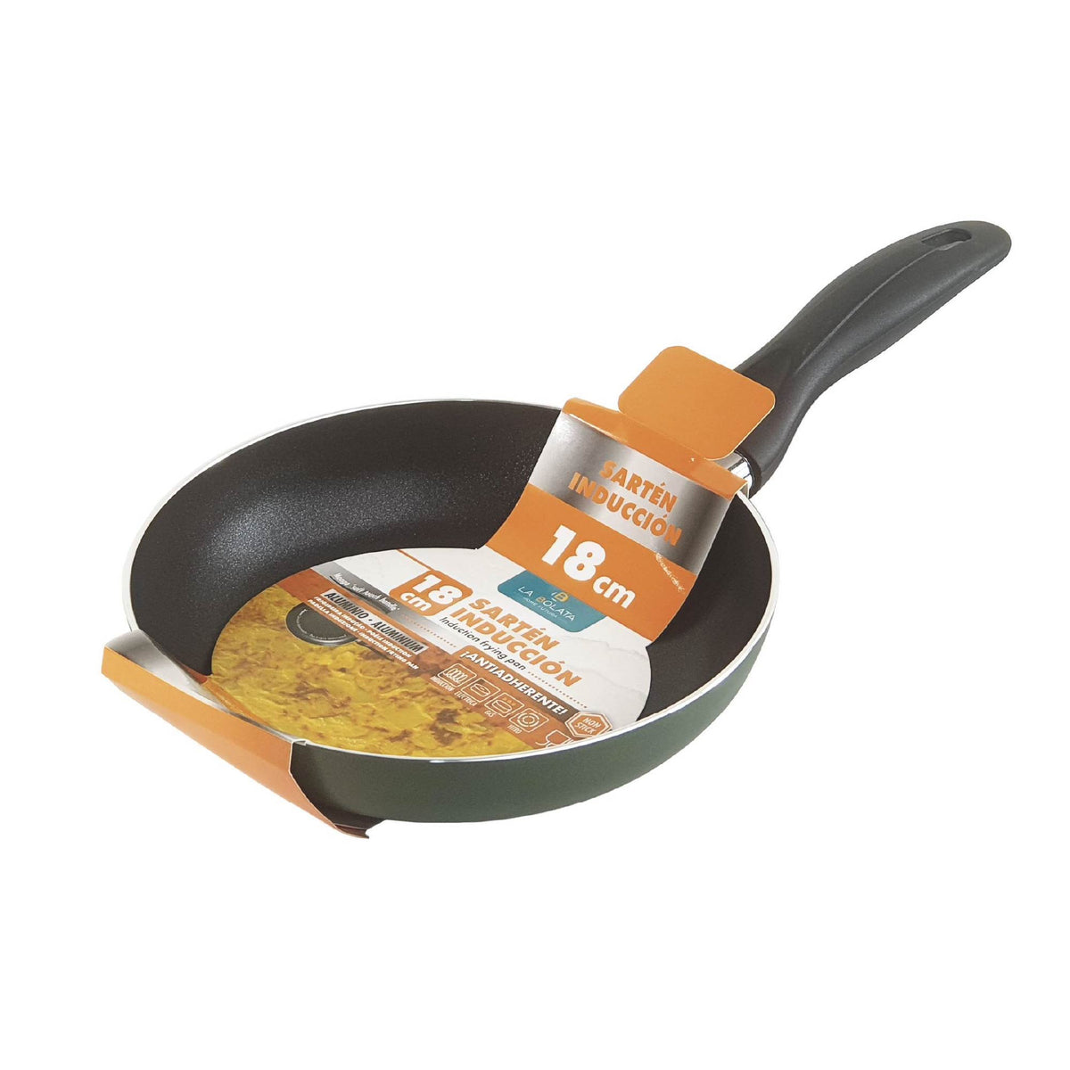 Padella Antiaderente In Alluminio Per Induzione e Tutti Piani Cottura Gas Piastra Vetroceramica Lavabile In Lavastoviglie Tutte Le Misure Batteria Set Di Pentole Misure A Scelta Tegame