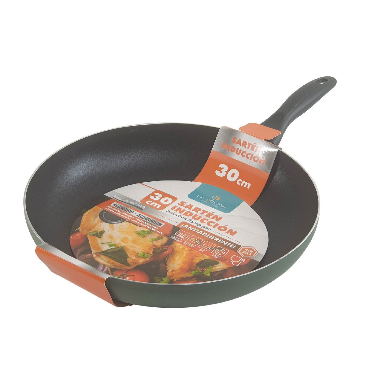 Padella Antiaderente In Alluminio Per Induzione e Tutti Piani Cottura Gas Piastra Vetroceramica Lavabile In Lavastoviglie Tutte Le Misure Batteria Set Di Pentole Misure A Scelta Tegame