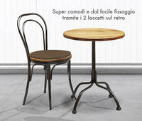 Cuscini Rotondi Per Sedie Cucina Imbottiti Sfoderabili Con Cerniera Cuscino Rotondo Ø 40 Cm Sedia Tavolo Lavabile In Lavatrice Con Lacci Per Fissaggio Prodotto Italiano Comodi