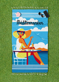 Telo Mare Con Frange Asciugamano Da Spiaggia Misura Grande 90x190 Cm Assorbente In Morbido Cotone Leggero Stampe Moderne Anti Sabbia Lettino Vacanze Piscina
