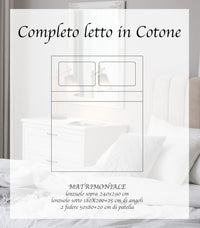 Completo Letto Lenzuola In Cotone Matrimoniale  Con Stampe In Altissima Definizione